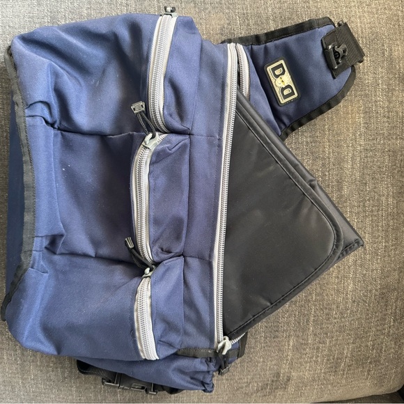 Kids' Blue and Black Backpack - Picture 1 of 3